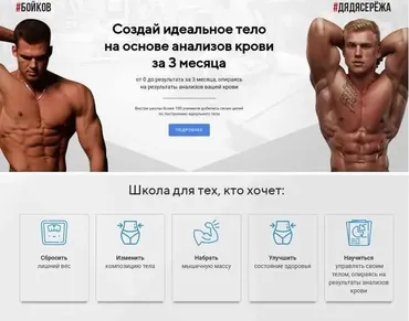 [bodylike] Идеальное тело на основе анализов крови: мужчинам