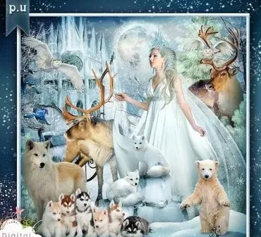 Скрап-набор Ледяное Королевство / Ice Kingdom (Adika)