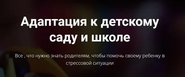 Адаптация к детскому саду и школе (Лариса Суркова)