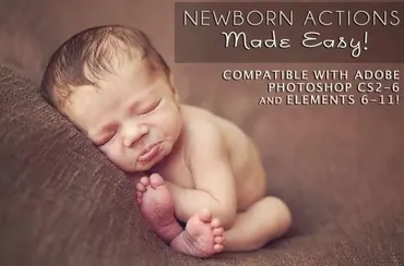 Экшены для Photoshop Newborn Actions Made Easy! (BP4U)