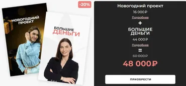 Новогодний проект + Большие деньги (Мария Бразговская)