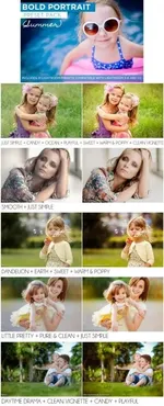 Bold Portrait Lightroom Preset Pack, Summer (BP4U)
