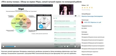 Вебинар «Miro всему голова». Обзор на сервис Миро, самый лучший сервис по командной работе" (Александра Веретено)
