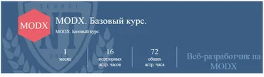 [ntschool] MODX Revolution. Базовый курс (Семён Кудрявцев)