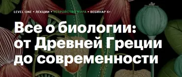 [Level One] Все о биологии: от Древней Греции до современности (Егор Мусин)