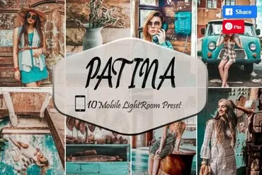 [Creativefabrica] 10 Mobile Lightroom Presets, Patina