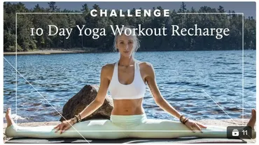 Boho Beautiful Official. Challenges. 10 Day Yoga Workout Re-charge (bohobeautiful)
