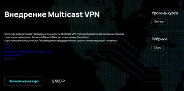 [NFE] Внедрение Multicast VPN (Алексей Гусев)