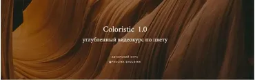 Coloristic 1.0. Углубленный видеокурс по цвету (Полина Шульгина)