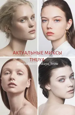 Колористика краски Thuya (annadmitrievskaya brow)