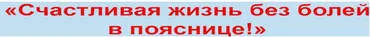 Счастливая жизнь без болей в пояснице (Александра Бонина)