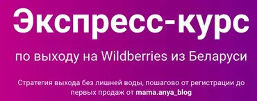 [mama.anya_blog] Экспресс-курс по выходу на Wildberries из Беларуси. Тариф Стандарт (Анна Бурак)