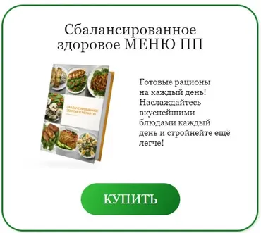 Сбалансированное здоровое меню ПП (Светлана Саисламова)