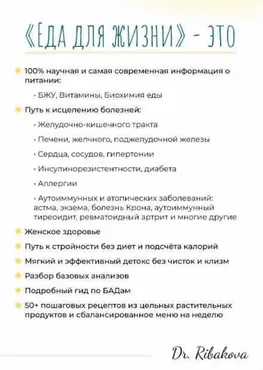 Еда для жизни 2021 .Тариф - Оффлайн (Александра Рыбакова)