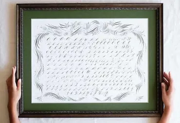 Дистанционный курс по Спенсериан Spencerian Script (Nikolietta, Варвара Пантелеева)