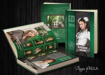 [designbyella] Выпускная книга для 9-11 классов. Наш выпускной 2015 (Ольга Якименко)
