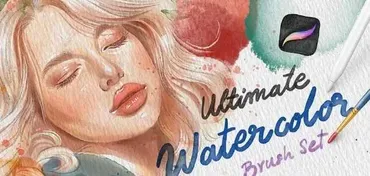 [Кисти] Ultimate Watercolor Set for Procreate (Freya.art)