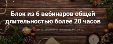 Блок из 6 вебинаров (Алексей Красиков)