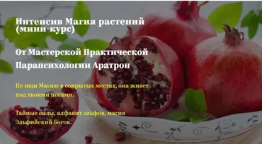 [Аратрон] Магия растений. Весь курс (Светлана Таурте)