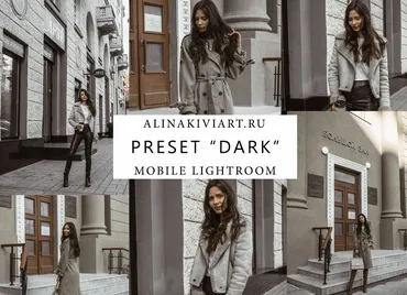 Мобильный пресет Dark (Alina Kiviart) 2019