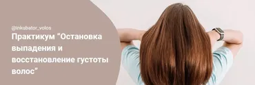 [Инкубатор волос] Остановка выпадения и восстановление густоты волос. Тариф Базовый (Алена Панова)