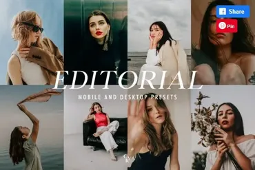 [Creativefabrica] 10 Editorial Lightroom Presets
