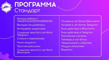 [TargetHunter] ТаргетХантер Модератор. Тариф Стандарт