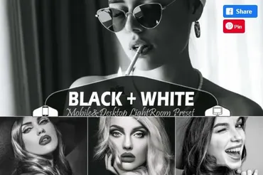 [Creativefabrica] 18 Black+White Lightroom Presets