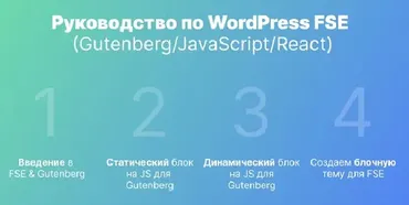 [Udemy] Руководство по WordPress FSE. Gutenberg/JavaScript/React (Александр Сокирка)