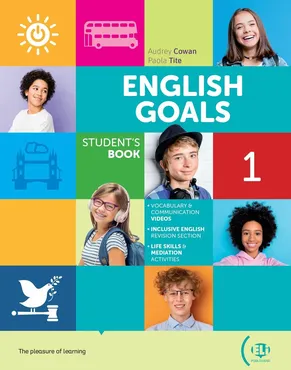 [ELI Publishing] English Goals 1. Комплект SB+WB+ audio +video (Паола Тайт, Одри Коуэн)