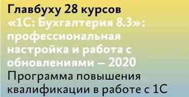 1С: Бухгалтерия 8.3: профессиональная настройка и работа с обновлениями – 2020