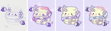 [Domestika] Мир Kawaii: распространяем радость через иллюстрации. Designing Kawaii Worlds: Spread Joy Through Illustration (Бекки Кас)