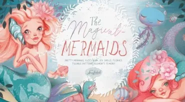 [creativemarket] The Magical Mermaids (Анна Бабич)