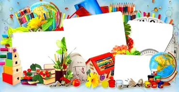 [PSD] Фотокнига для школьников. По дороге знаний поезд мчится (CTW-Design)