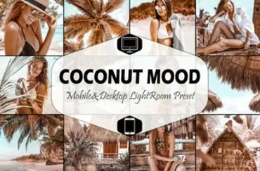 [Mattte Studio] 10 пресетов Кокосовое Настроение Mobile & Desktop Lightroom