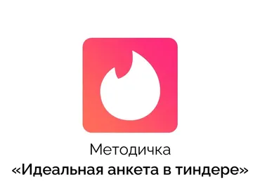 Методичка PDF Идеальная анкета (Айтишник из тиндера)