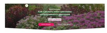 Как сделать план цветника непрерывного цветения (Наталья Мягкова)