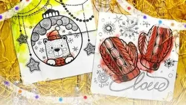 [Lil school] Новогодняя открытка Трансформер своими руками (Марина Завадская)