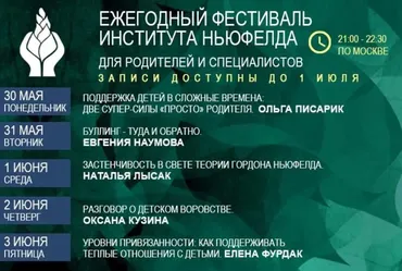 Онлайн-фестиваль Института Ньюфелда 2022 (Оксана Кузина, Елена Фурдак)