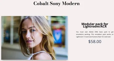 Пресеты Эмуляция Сони - Sony Modern Emulation Pack, 2023 (Cobalt Image)