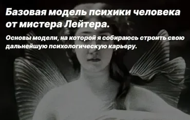 Базовая модель психики человека от мистера Лейтера (Valentin Later)