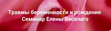 [Институт Открытого Поля] Травмы беременности и рождения (Елена Веселаго)