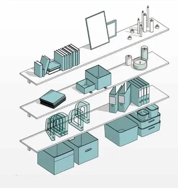 [INT Lines] Стеллажи. Параметрические семейства Revit (Иван Зылёв)