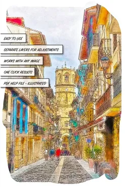 [EnvatoMarket] Экшен для создания акварели в один клик. Watercolor Trace