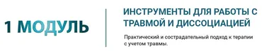 [EMDR Kazakhstan] 1 Модуль. Инструменты для работы с травмой и диссоциацией. Тариф Онлайн (Долорес Москуэра)