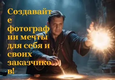 Реалистичное фото с вашим лицом с помощью ИИ (Валерий Дегтярь)