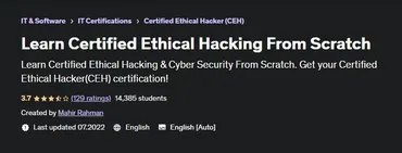 [Udemy] Изучите сертифицированный этический взлом с нуля (Mahir Rahman)