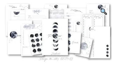 Страницы для планнера серия Zodiaki [TM Abby]