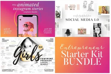 [Dealjumbo] Entrepreneur Starter Kit Bundle. 1600 шаблонов для соц. сетей