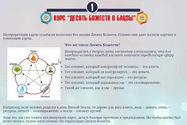 Курс «Десять божеств в Бацзы» (Юлия Воронина)